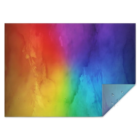 Colorful Tie Dye Pattern Rectangle Tablecloth 60"x84",Waterproof Polyester Rectangle Table Cloth, Wipeable Spillproof Polyester Tablecloth for Dining, Camping, Indoor and Outdoor