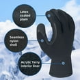 thumbnail image 4 of EvridWear 3 Pairs Winter Unisex Work Gloves, Latex Coated Warm Insulated Lined Cold Weather Freezer Glove,L, 4 of 9