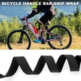 thumbnail image 3 of Cinta para manillar de bicicleta antideslizante, cinta de agarre para manillar de bicicleta negra 1 par, 3 of 6