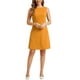 thumbnail image 2 of INSPIRE CHIC Vestidos midi sin mangas de color sólido para mujeres en el trabajo M Amarillo, 2 of 5