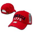 thumbnail image 2 of Vintage Athletic, USA Caps, Red, 2 of 3
