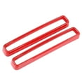 thumbnail image 1 of Garniture de Grille avant, Résistante aux Rayures 2 Pcs Anti-Décoloration Inserts de Grille avant Robustes pour Adaptations de Voiture Rouge, 1 of 8