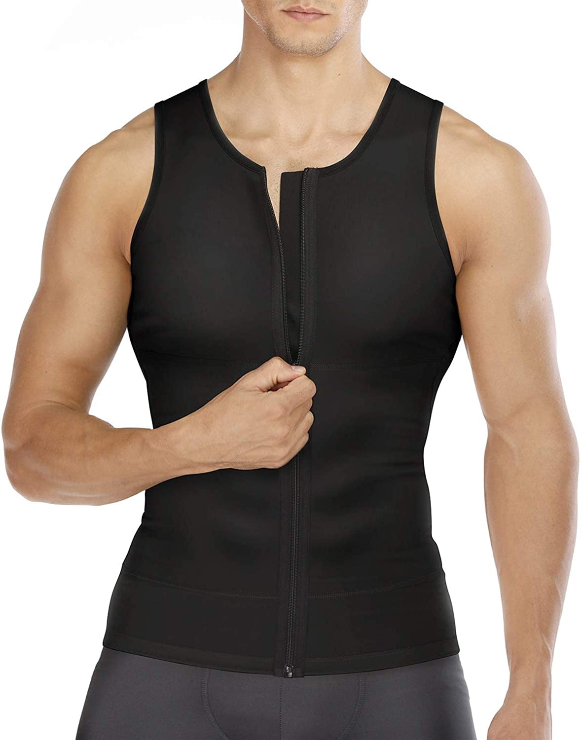UK Compression Training Sports Gym Vest for Men Belly Buster Underwear Girdle 
