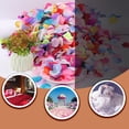 thumbnail image 3 of Cateissary 10 piezas de pétalos artificiales, decoración de simulación de arte de compromiso, atmósferas de vacaciones, fotografía decorativa de Color Flores artificiales Rosa oscuro Cateissary HA072935-04, 3 of 6