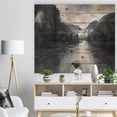 thumbnail image 3 of Design Art - Mountain River with Fog and Rain, 3 of 5