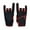 Red S M, variant on 2 pcs Half Finger Bowling Breathable Cycling Driving Fingerless Anti-slip Bowling Accessories for Left Hand Right Hand - M M