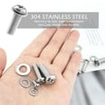 thumbnail image 3 of Universal TV Mounting Hardware Kit 24 PCS M4 M6 M8 Stainless Steel Screws Washers for VESA Wall Mount TV and Monitor Bracket Fixing, 3 of 8