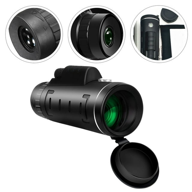 unbranded 1Jgo Telescopio Monocular Para Teléfono Negro Con Definición Para Senderismo