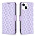 thumbnail image 6 of Premium PU Leather Wallet Case for iPhone 14 Plus with Card Slots Holder Magnetic Clasp Cover, Stylish Adjustable Kickstand Flip Soft Silicone Shockproof Leather Case for Women Girls, Purple, 6 of 6