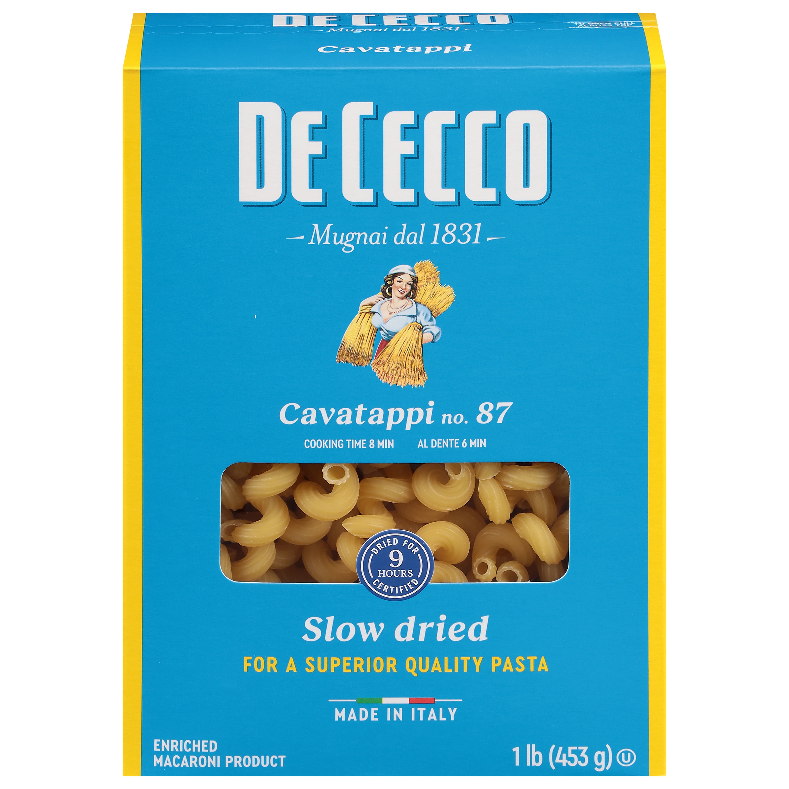 (3 pack) De Cecco Cavatappi No. 87 Pasta, 16 oz