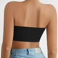 thumbnail image 3 of Women Strapless Bandeau Bra Tube Tops Bra Bralette Seamless Comfortable Bra, 3 of 5