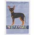 thumbnail image 1 of Carolines Treasures CK3672CHF Prague Ratter Bienvenue Drapeau Toile Maison Taille, 1 of 4