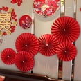 thumbnail image 3 of AYYUFE 1 Set Attractive Paper Fan Add Atmospheres Thick Easy Installation Paper Fan Decoration for Home, 3 of 8
