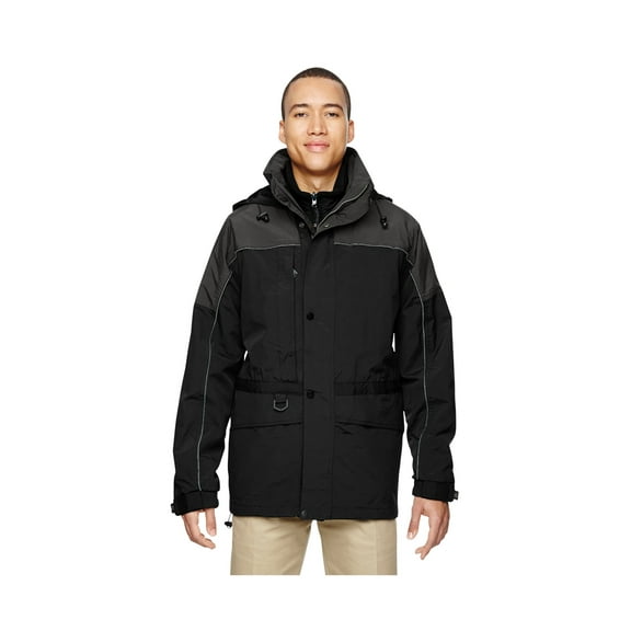 North End Men's 3-In-1 Two-Tone Zip-Off Hood Parka, Style 88006