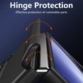 thumbnail image 3 of ELEHOLD for Samsung Z Fold 6 Case,Hinge Protection Invisible Kickstand Slim Anti-Scratch Shock-Absorbent Shockproof All-Inclusive Protection with Screen Protector for Samsung Z Fold 6,Black, 3 of 6