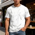 thumbnail image 3 of Tie Dye Shirt Men Summer Lightweight Short Sleeve Crewneck Loose Fit Casual T-Shirts Streetwear, 3 of 5
