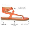 thumbnail image 7 of Journee Collection Womens Tangie Tru Comfort Foam Multi Strap Flat Sandals, 7 of 7