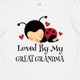 thumbnail image 4 of Inktastic Loved by My Great Grandma Girls Baby T-Shirt, 4 of 5