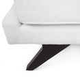 thumbnail image 4 of Noble House Indoor Fabric Chaise Lounge with Bolster Pillow, Ivory, 4 of 7