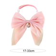 thumbnail image 6 of Soumake Pet Collar Adorable Exquisite with Bell Pet Kitten Cat Velvet Bowknot Neck Strap Pet Supplies, 6 of 8