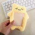 thumbnail image 4 of HUGFEGWE Cute Plush Photocard Holder with Keychain, Cartoon Bear Rabbit Cat Photo Sleeve Cartoon Plush Photo Sleeve Protective Case(white) CJB91-61902, 4 of 8