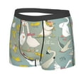 thumbnail image 5 of Goofa Cute Farm Birds Printed Men's Boxer Briefs Underwear, Moisture-Wicking Underwear, Trunk,Soft and Breathable Cotton Underwear-XX-Large, 5 of 9