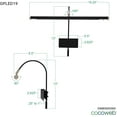 thumbnail image 2 of Cocoweb 19" LED Grand Piano Light in Black, 2 of 5