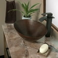 thumbnail image 3 of Novatto TCV-002AN Catalonia Round Copper Bath Vessel Sink with Antique Finish, 18-Inch Diameter, 3 of 3
