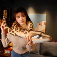 thumbnail image 5 of Animaux de la Jungle Féroce Simulation Python Peluche Serpent Réaliste Jouets en Peluche Décoration de Chambre Personnalisée Cadeaux Créatifs pour Garçons, 5 of 5