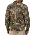 Men's Camo Flannel Quilted Lined Shirt Jacket