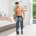 thumbnail image 7 of Floral Daisy Pattern Ghost Pajama Pants, Men's Lounge Pants Light with Drawstring and Pockets, Christmas New Year Birthday Father's Day Gifts, X-Large, 7 of 7