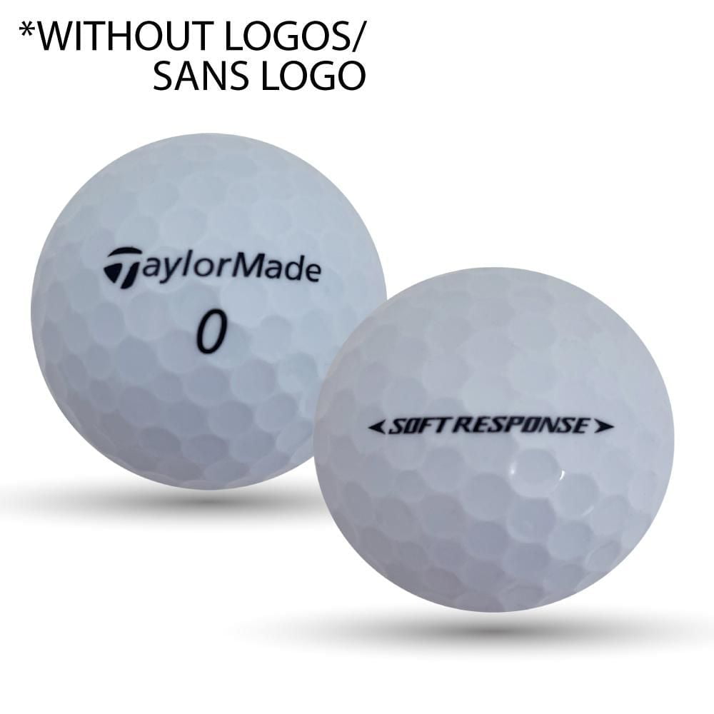 Mulligan - 24 Taylormade Soft Response 5A Pristine Recycled Used Golf Balls, White