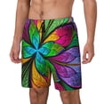 thumbnail image 1 of Fotbe Multicolored Beautiful Flower Traje de Baño para Hombre – Shorts de Natación de Secado Rápido con Forro y Bolsillos-Medium, 1 of 6
