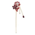 thumbnail image 2 of Épingle à Cheveux Fleur de Cristal Épingle à Cheveux de Mariage Accessoires pour Cheveux Accessoire de Tête Rouge, 2 of 3