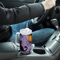 thumbnail image 4 of Yayeee 40oz Stainless Steel Tumbler with Straw and Handle Double-Wall Insulated Travel Water Bottle, Halloween Pumpkin, 4 of 8