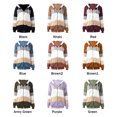 thumbnail image 4 of Moda mujer invierno abrigo de felpa empalme con capucha manga larga cremallera bolsillo cálido Abanopi Abrigo de mujer, 4 of 7