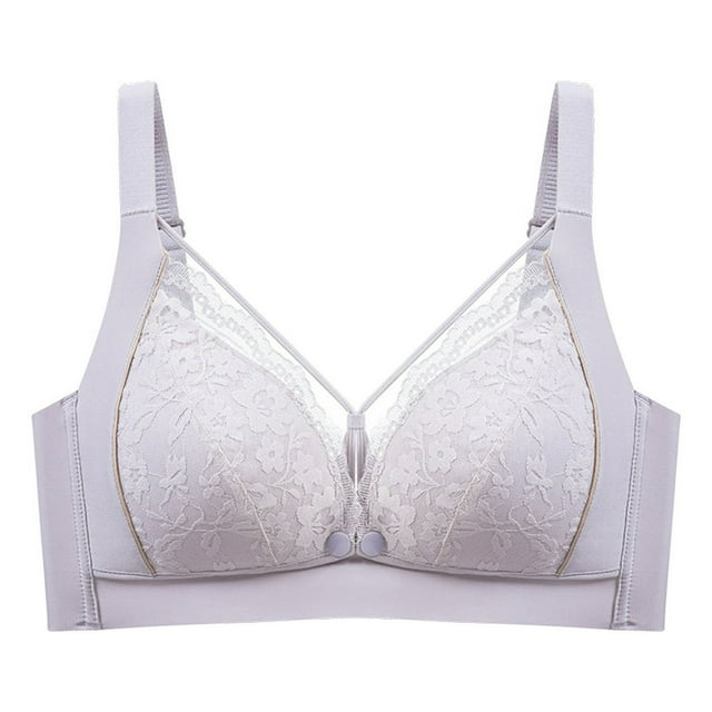 Women‘s Bra Wireless Maternity Seamless Front Buckle Breastfeeding Bra Fashion Lace