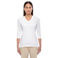 thumbnail image 2 of Devon & Jones DP184W Women's Perfect Fit Bracelet Length V-Neck Top, 2 of 3