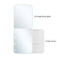 thumbnail image 4 of Kmbangi Pocket Makeup Mirror, 2X Magnification Foldable Portable LED Mirror Mini Mirror Gift, 4 of 6