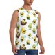 thumbnail image 2 of Balery Funny Avocado In Mexican Clothes Camisetas sin mangas para hombre, absorbe la humedad y protege contra el mal olor.-Large, 2 of 7