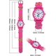 thumbnail image 4 of Reloj de pulsera CHAO para niños y niñas cuarzo analógico RESISTENTE AL agua 30 m dibujos animados 3D rojo, 4 of 5
