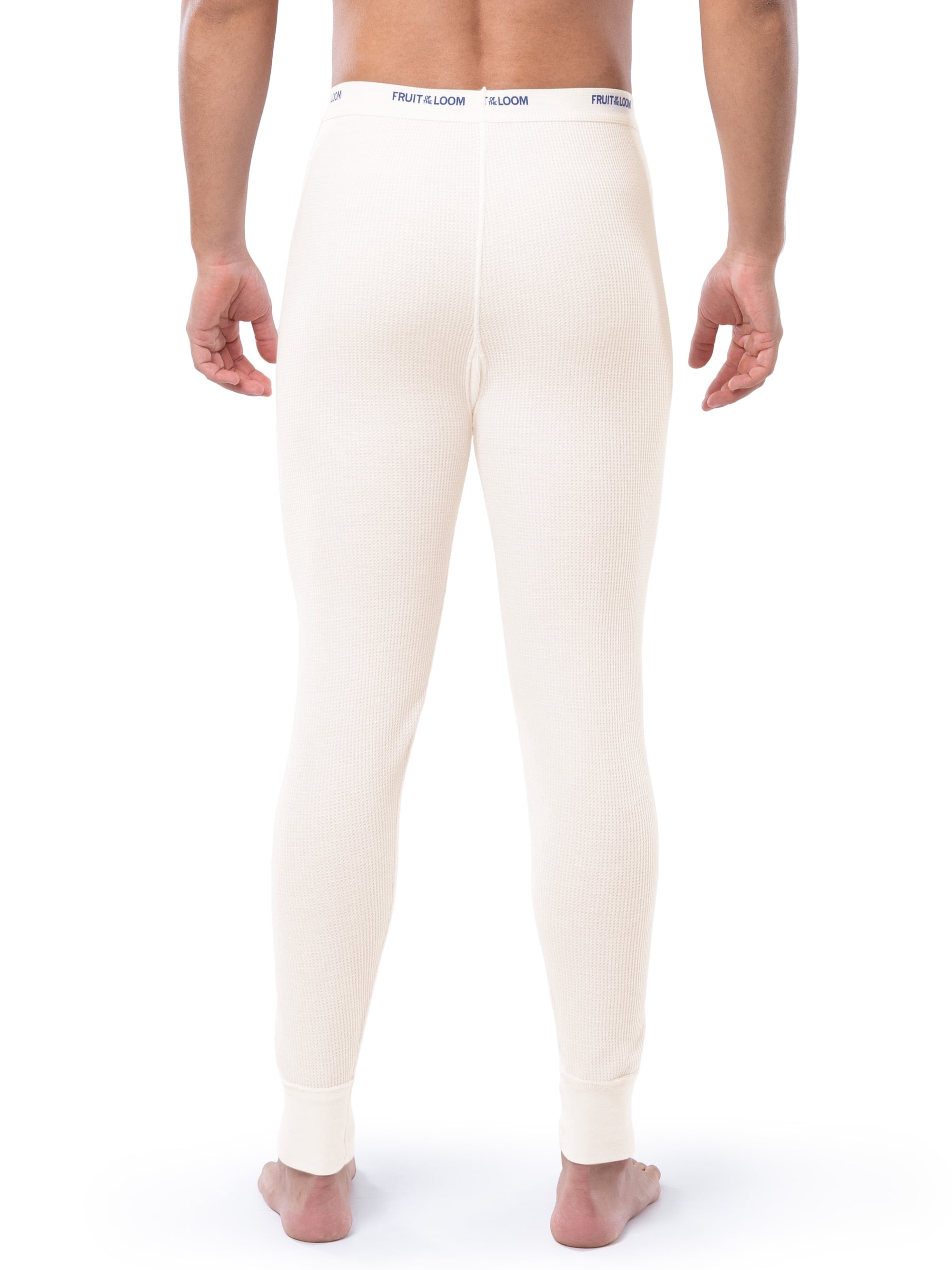 Fruit of the Loom Men's Thermal Waffle Underwear Bottom, Sizes S-5XL