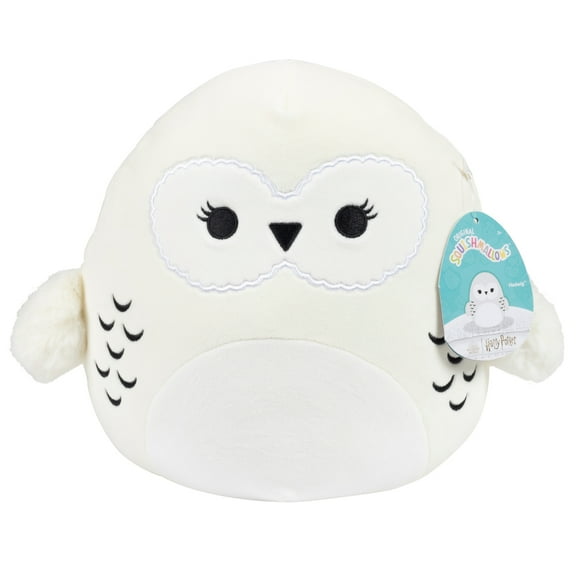 Squishmallows Original Harry Potter 10-Inch Hedwig the Owl Plush - Official 2026 Jazwares - Collectible Soft & Squishy Owl Stuffed Animal Toy Figure - Gift for Kids, Girls & Boys