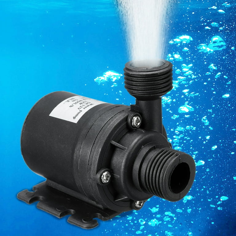 Ultra-quiet DC 12V Home 800L/H Portable Brushless Motor Submersible Water  Pump 5M for Cooling System Fountains Heater Mini