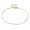 White, variant on Stainless Steel Chain Anklets Bracelet Enamel Blue Red Green Gold 9" 2Mm P279