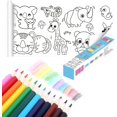 thumbnail image 1 of Children's Drawing Roll With 12-Color Pencil, Coloring Paper Roll For Kids, Oversize Childrens Drawing Roll, Roll Drawing Paper For Kids, Children Drawing Roll, 1 of 5