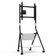 thumbnail image 5 of FITUEYES Storage Rolling TV Cart Height Adjustable Corner TV Stand Mount for TVs Up to 65 Inch, 5 of 5