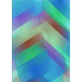 thumbnail image 1 of Patterned Steel Blue Rug, pat798lblu, 1 of 8
