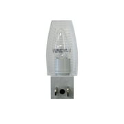 Great Value Automatic Night Light Base 1Pack with Replaceable C7 LED Included, 3.38in Tall