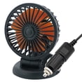 thumbnail image 3 of MYG Car Electric Fan 12/24V Large Truck Car USB Interface Air Conditioning Small Fan, 3 of 7